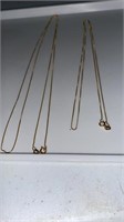 14 k Chains 24 inch and 30 inch