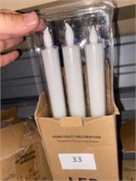 LED Flickering Window Candles (6) Pack (U242)