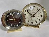 2 Vintage Westclox Big Ben Alarm Clocks
