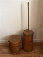 Manual Butter Churn and Bucket