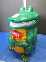 ALLIGATOR COOKIE JAR - ANIMATED