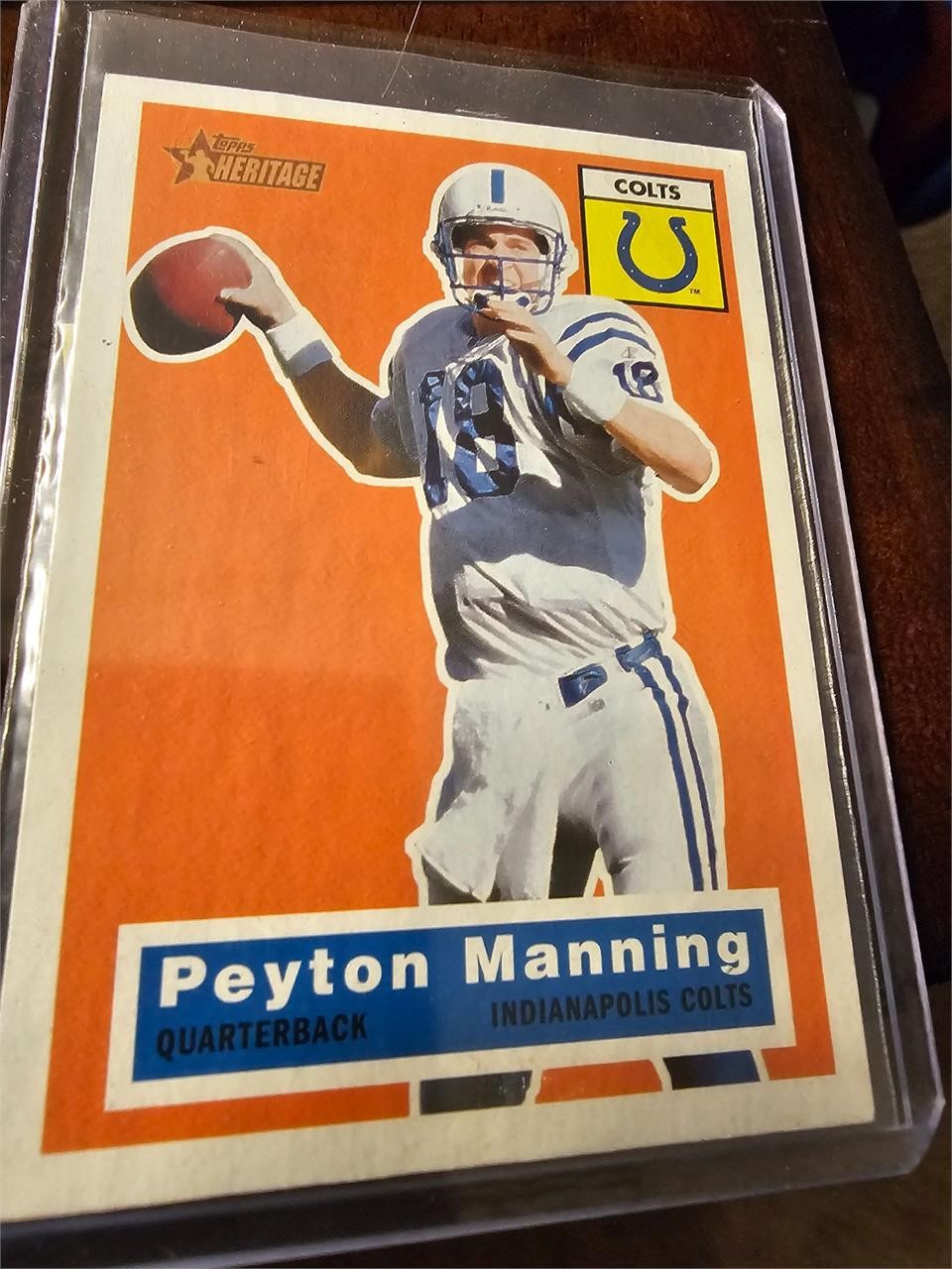 2001 topps peyton manning #25