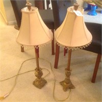 pair of tall lamps