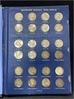 COMPLTED BOOK OF JEFFERSON NICKELS