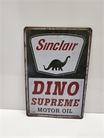 " SINCLAIR " MOTOR OIL TIN WALL DECOR