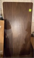 5’ folding table brown laminate used