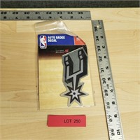 San Antonio Spurs Auto Badge Decal