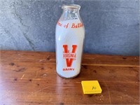 Vtg Virginia Dairy Milk Bottle