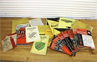 Vintage radio related paper materials
