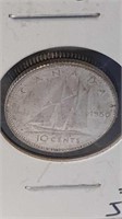 CANADIAN 1950 SILVER GEORGE V DIME