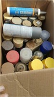 Box of Spray Paints
