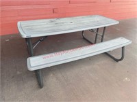 "LIFETIME" METAL/PLASTIC FOLDING TABLE