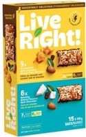 11-Pk Live Right Plant Based Nut Bars, Salted