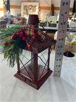 Christmas lantern rustic votive holder