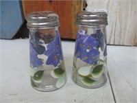 Pair of Hand Painted Salt & Pepper Shakers