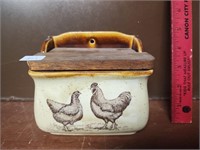 Vintage 1970's Enesco Japan Speckled Wall Box