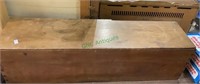 Antique dovetail storage box with lid - all wooden