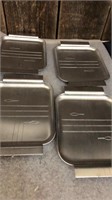 4 Revere Small Food Trays