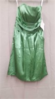 David's Bridal  Green Dress- Size 6