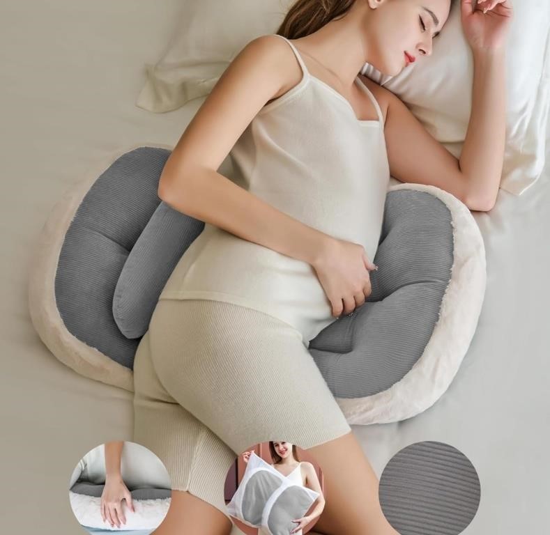 New, size 65"L x 38"W x 12"H Pregnancy Pillow for