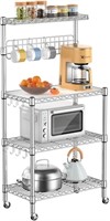 Bakers Rack for Kitchen with Storage  NSF Certifie