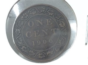 1900-h 1 Cent Canadian F