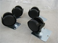 Set of 4 brand new 1-1/2" Light duty Casters