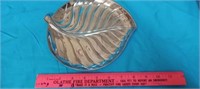 International Silverplate Leaf Dish