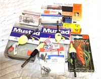 FISHING ITEMS:  SCIENTIFIC ANGLERS, EAGLE CLAW,