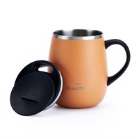 GRANDTIES Insulated Coffee Mug with Handle - Slidi