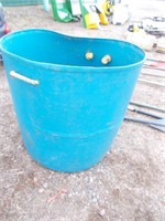 Blue Poly Rain Barrel w/Handles