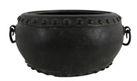 Chinese Bronze Drum-Form Basin