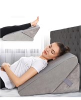$63 Bed Wedge Pillow Adjustable 9&12”