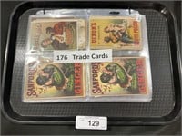 176 Advertising Trade Cards, Black Americana.