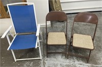 3 - Folding Chairs