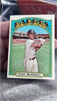 1972 Topps Baseball Ivan Murrell padres semi high