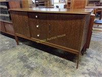 Teak Mid Century Sideboard with Rough Finish