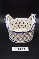 Vtg Rccl Portugal HP Ceramic Basket