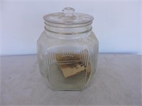 Dominion Glass Storage Jar With Lid