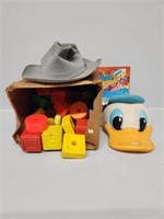 Plastic Blocks, Daffy Duck Hat, Hateful Flies