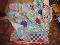 Hand Stitched Quilt (Rough Condition) &