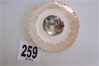 22K Vintage Decorative Plate (U235)