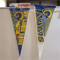 2 St. Louis Rams Wincraft Pennants