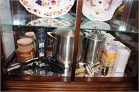 Bar Collection; ice bucket, toppers, wine cooler,