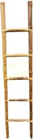 vintage authentic Bamboo ladder 70" tall