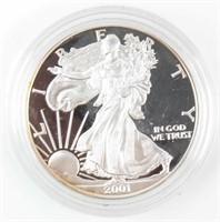 Coin 2001 Proof Silver Eagle 1 Ounce