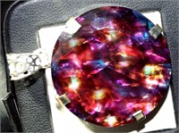 Certified 77.25 ct Ammolite Pendant