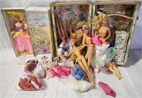 FLAT OF  BARBIE DOLLS, ACCESSORIES, CLOTHING