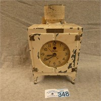 Early GE Ice Box Advertising Telechron Clock
