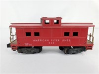 American Flyer Model Train Car 938 Red